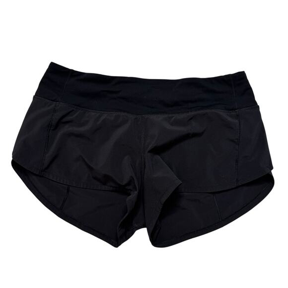 LULULEMON Speed Up Short 2.5" Inseam in Black Size 4 Womens #W7AO6R Run Workout - Picture 1 of 6